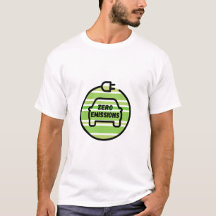 T-shirt Batterie à zéro émission chargée entièrement