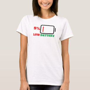 T-shirt Batterie basse 5 %