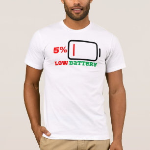 T-shirt Batterie basse 5 %