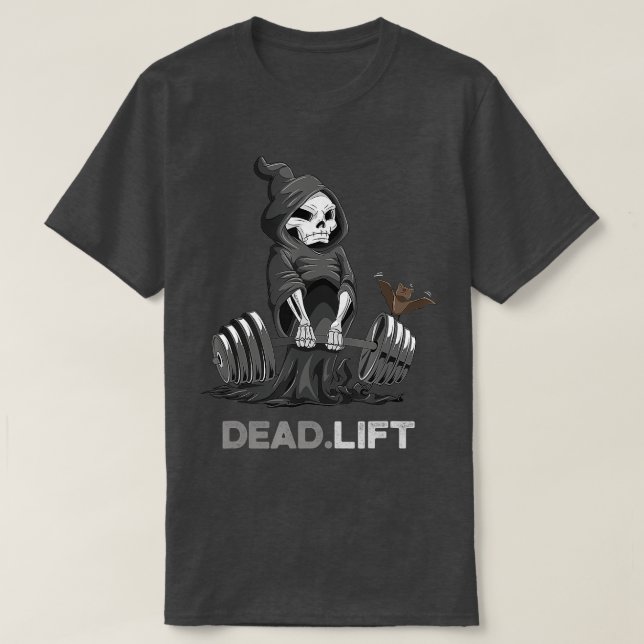 T-shirt Batterie de levage mortel Bodybuilder Powerlifting (Design devant)