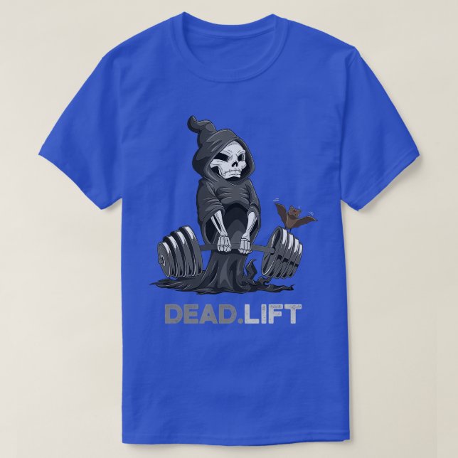 T-shirt Batterie de levage mortel Bodybuilder Powerlifting (Design devant)