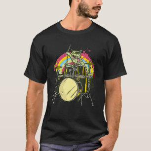 T-shirt Batterie de tambour Zombie Drummer Drummer Undead