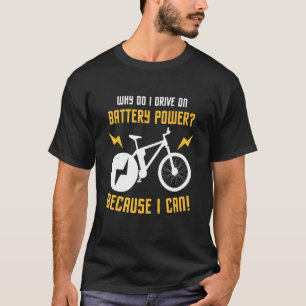 T-shirt Batterie de vélo électrique Vélo E Vélo