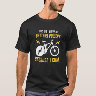 T-shirt Batterie de vélo électrique Vélo électrique E Bike