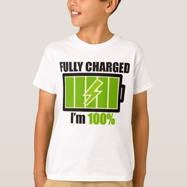 T-SHIRT BATTERIE_EN_CHARGE (Devant)