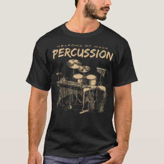 T-shirt Batterie Et Percussions Pour