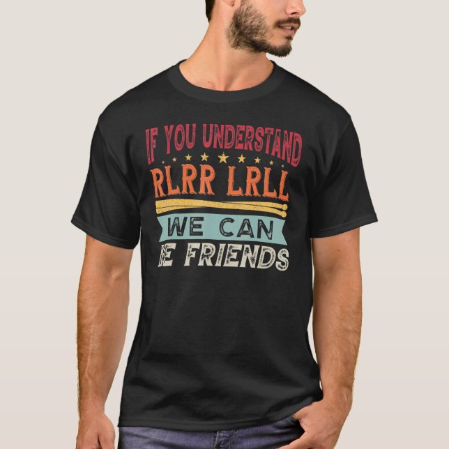 T-shirt Batterie Paradiddle Batterie Rudiments Batteur Mus (Devant)