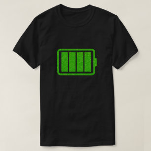 T-shirt Batterie pleine paillettes drôles