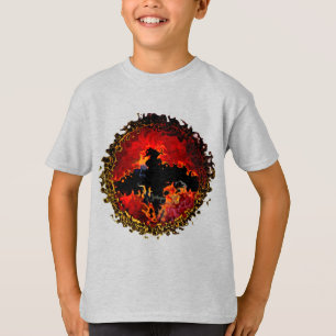 T-shirt Batterie sur Art numérique incendie