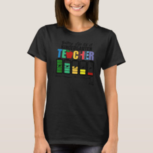 T-shirt Batterie Vie D'Un Enseignant De Maternelle Premier