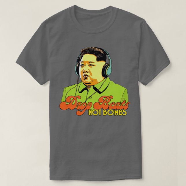T-shirt Batteries de largage et non de bombes 1 (Design devant)