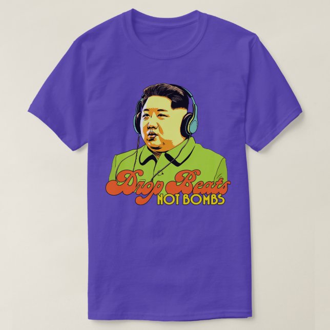 T-shirt Batteries de largage et non de bombes 1 (Design devant)