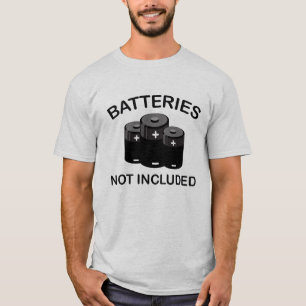 T-shirt Batteries non incluses
