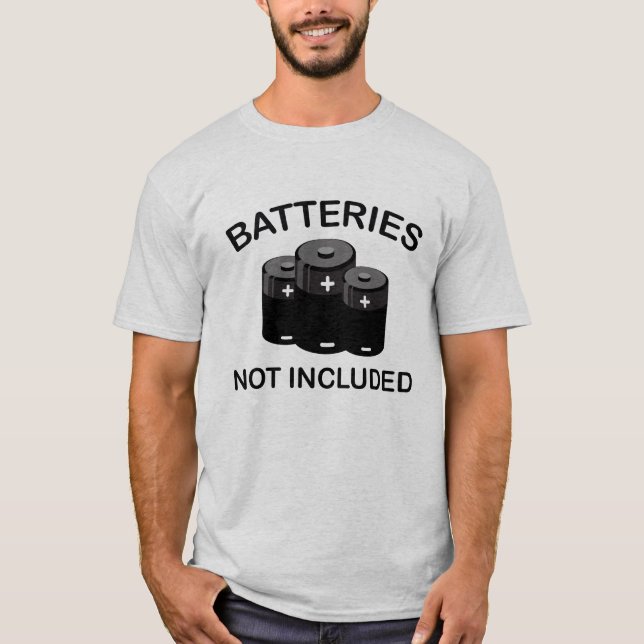 T-shirt Batteries non incluses (Devant)