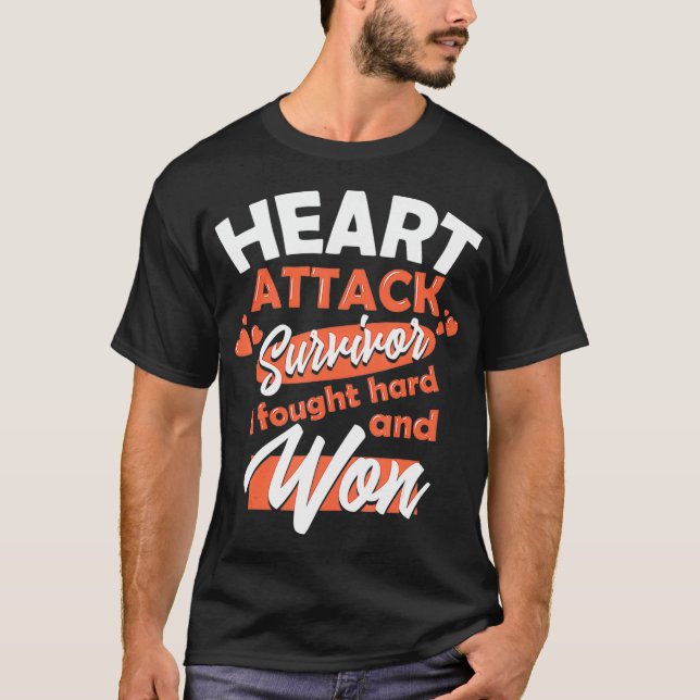 T-shirt Battery Operated Pacemaker Recipient Heart Attack  (Devant)