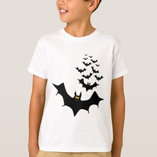 T-shirt Battes de vampire (Devant)