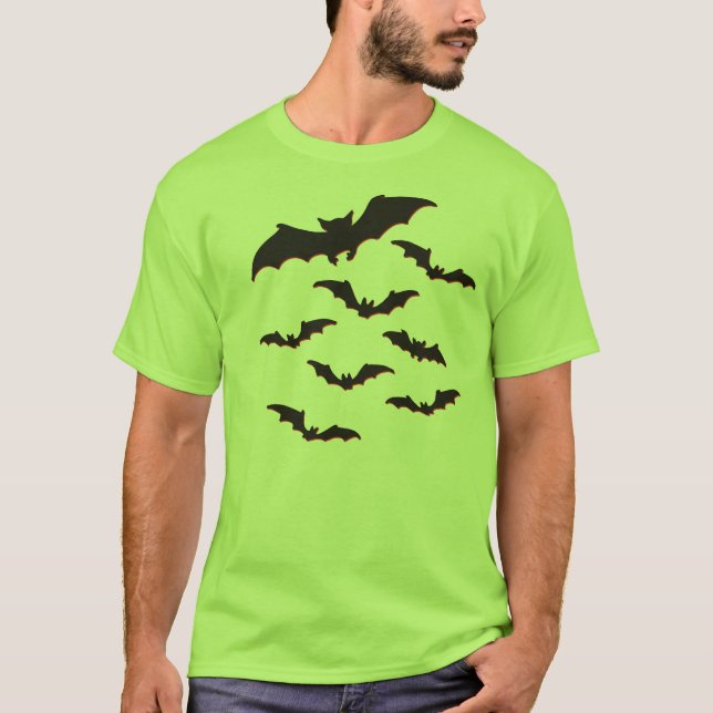 T-shirt Battes de vol (Devant)