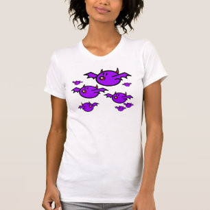 T-shirt Battes violettes
