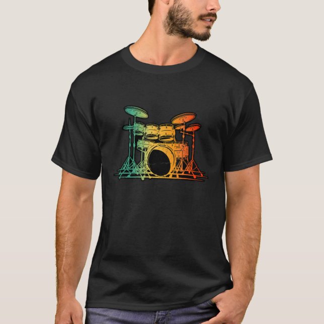 T-shirt Batteur à tambours (Devant)