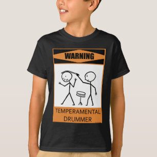 T-shirt Batteur capricieux d'avertissement