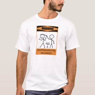 T-shirt Batteur capricieux d'avertissement