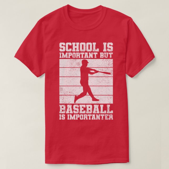 T-shirt Batteur de baseball 1 (Design devant)