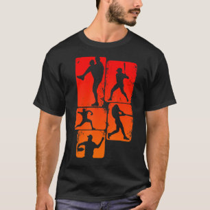 T-shirt Batteur de baseball Enfants garçons Jeunes Hommes