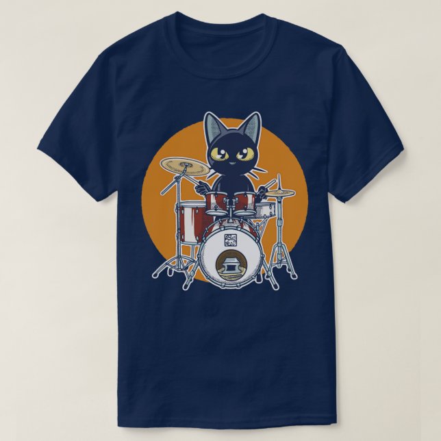 T-shirt Batteur de chat (Design devant)