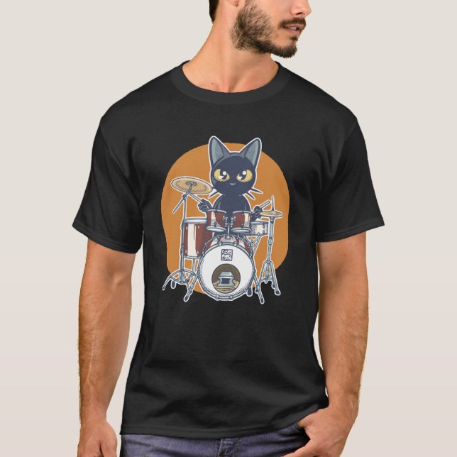T-shirt Batteur de chat (Devant)