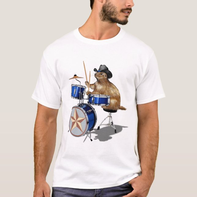 T-shirt Batteur de chiens des Prairies (Devant)