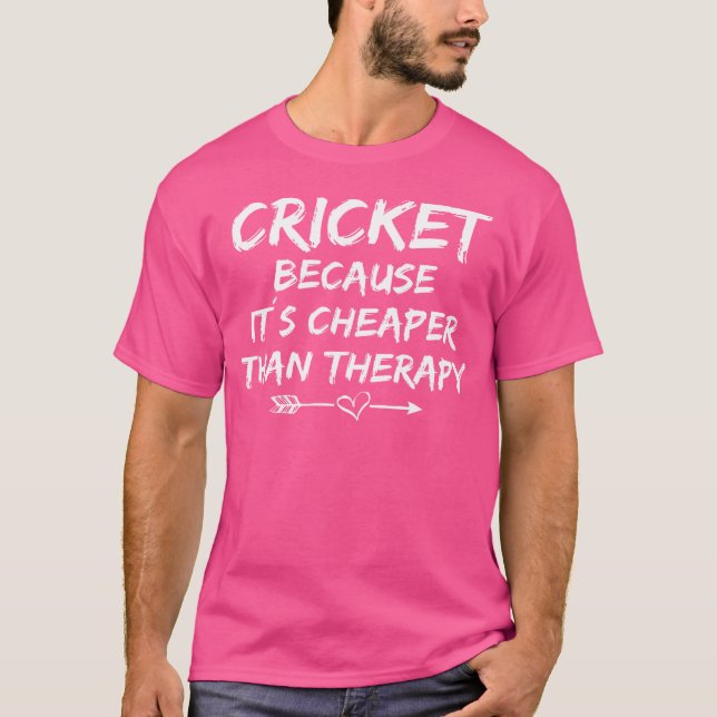 T-shirt Batteur de cricket Bowler Batsman Jeu de cricket a (Devant)