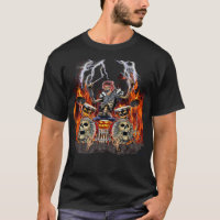 BATTEUR DE MÉTAUX LOURDS DE ZOMBI