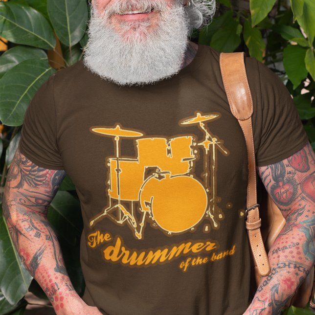 T-shirt batteur du groupe rock (Créateur téléchargé)