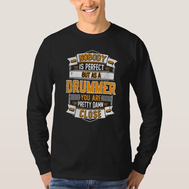 T-shirt Batteur percussionniste & batteur  1 (Devant)
