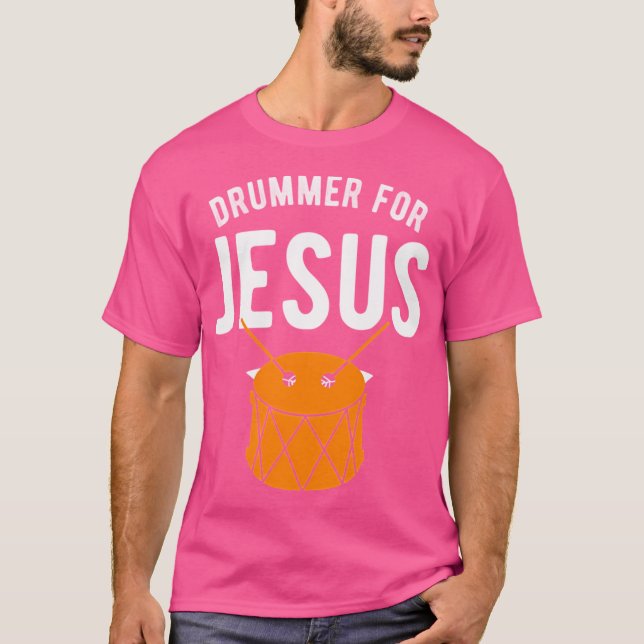 T-shirt Batteur Pour Jésus Tri-Blend (Devant)