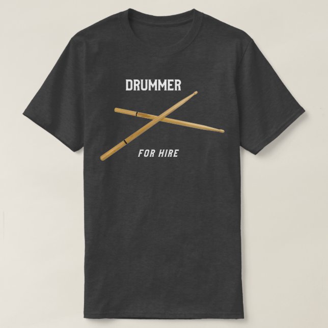 T-shirt Batteur pour l'embauche 2 (Design devant)