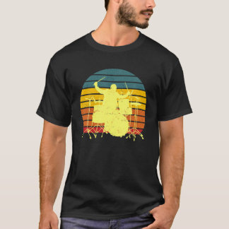 T-shirt Batteur Vintage rétro