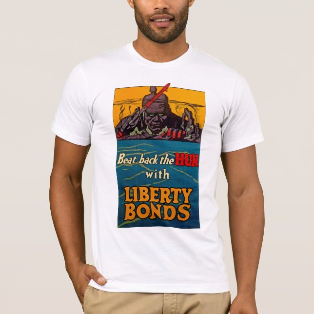 T-shirt Battez de retour l'hun (Devant)