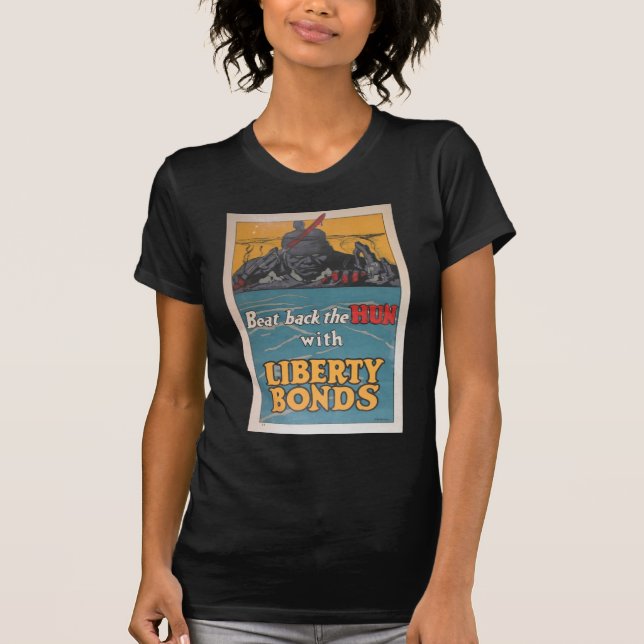 T-shirt Battez de retour l'hun (Devant)