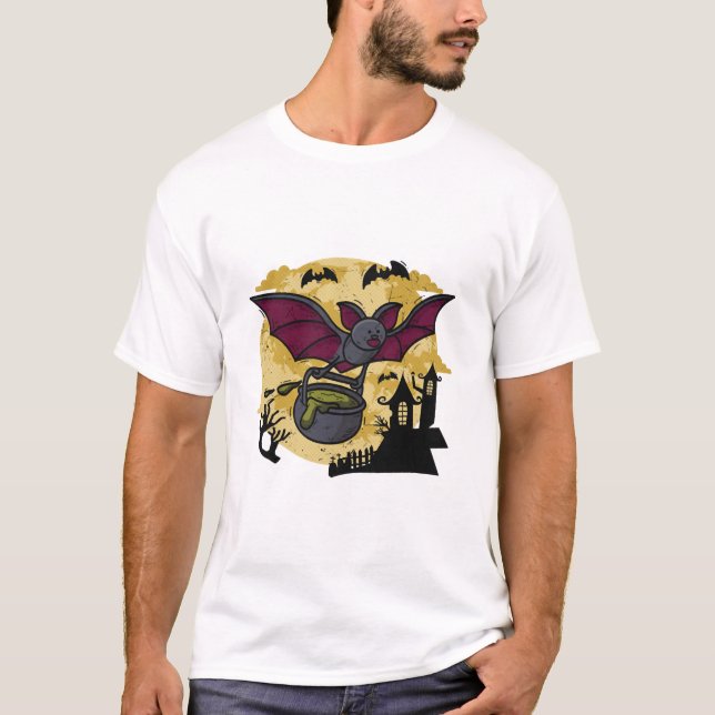 T-shirt Battez Halloween (Devant)