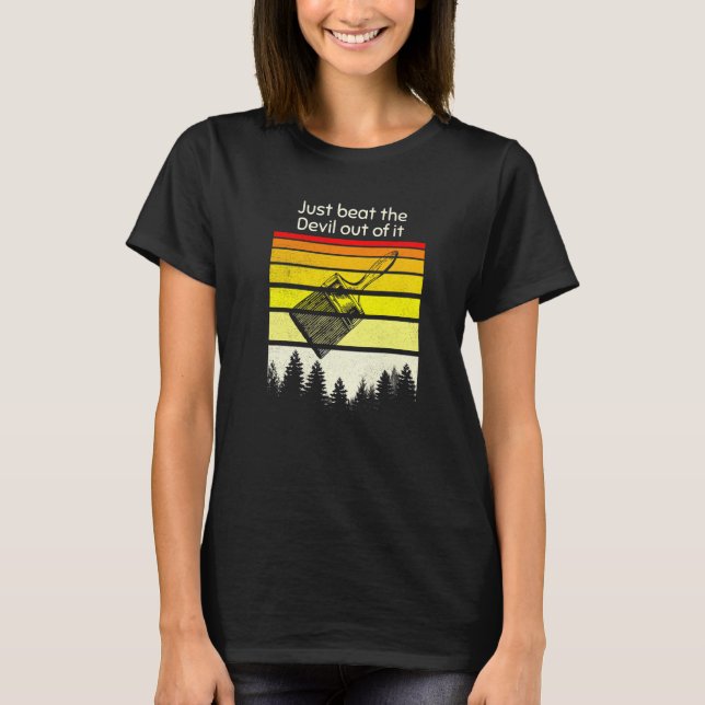 T-shirt Battez Le Diable De Sa Premium (Devant)