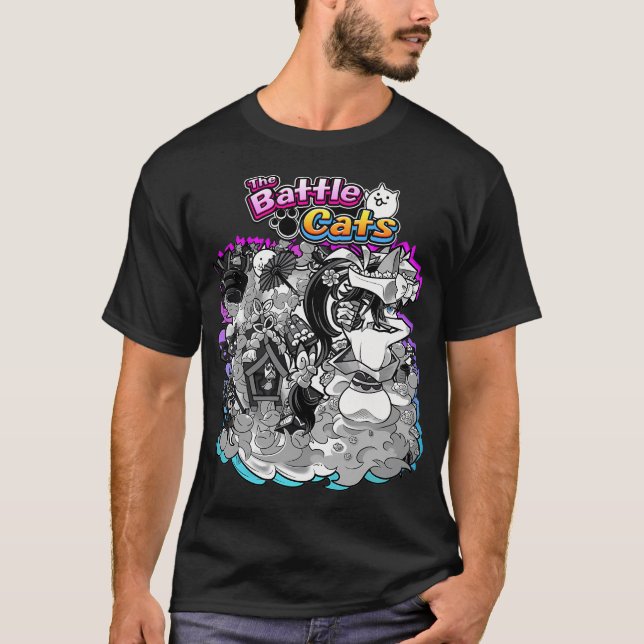 T-shirt Battle Cats - Miko Mitama (Devant)
