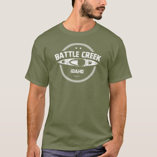 T-shirt Battle Creek Wild Et Rivière Pittoresque Idaho Kay (Devant)