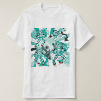 T-shirt Battle of the Hiphop Robots