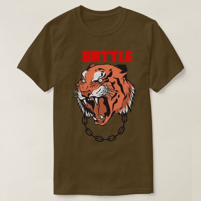 T-shirt Battle Tiger (Design devant)