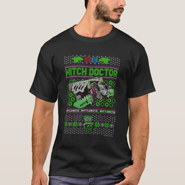 T-shirt Battlebots Vilain sorcier docteur (Devant)