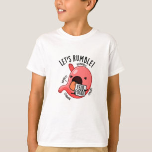 T-shirt Battons-nous Blague drôle sur l'estomac