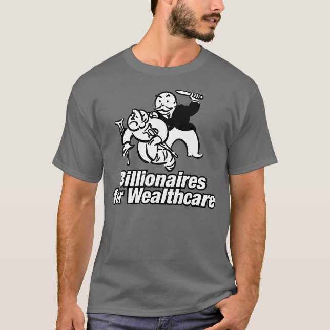 T-shirt Battre de milliardaires (Devant)