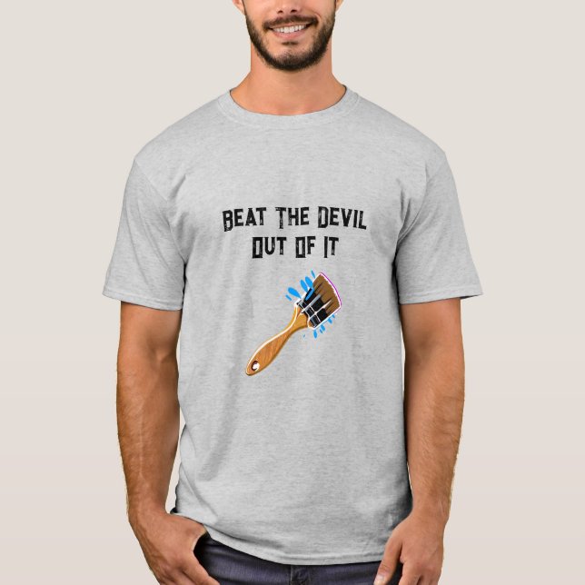 T-shirt 'Battre le diable' (Devant)