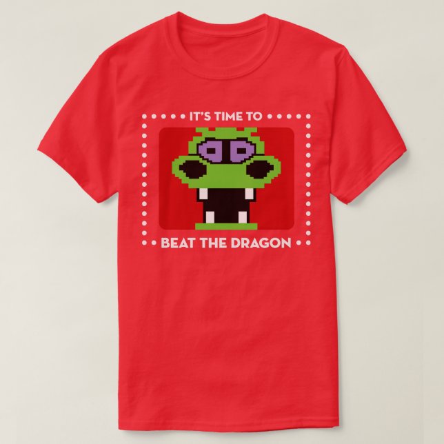T-shirt Battre Le Dragon Tic Tac Dough (Design devant)